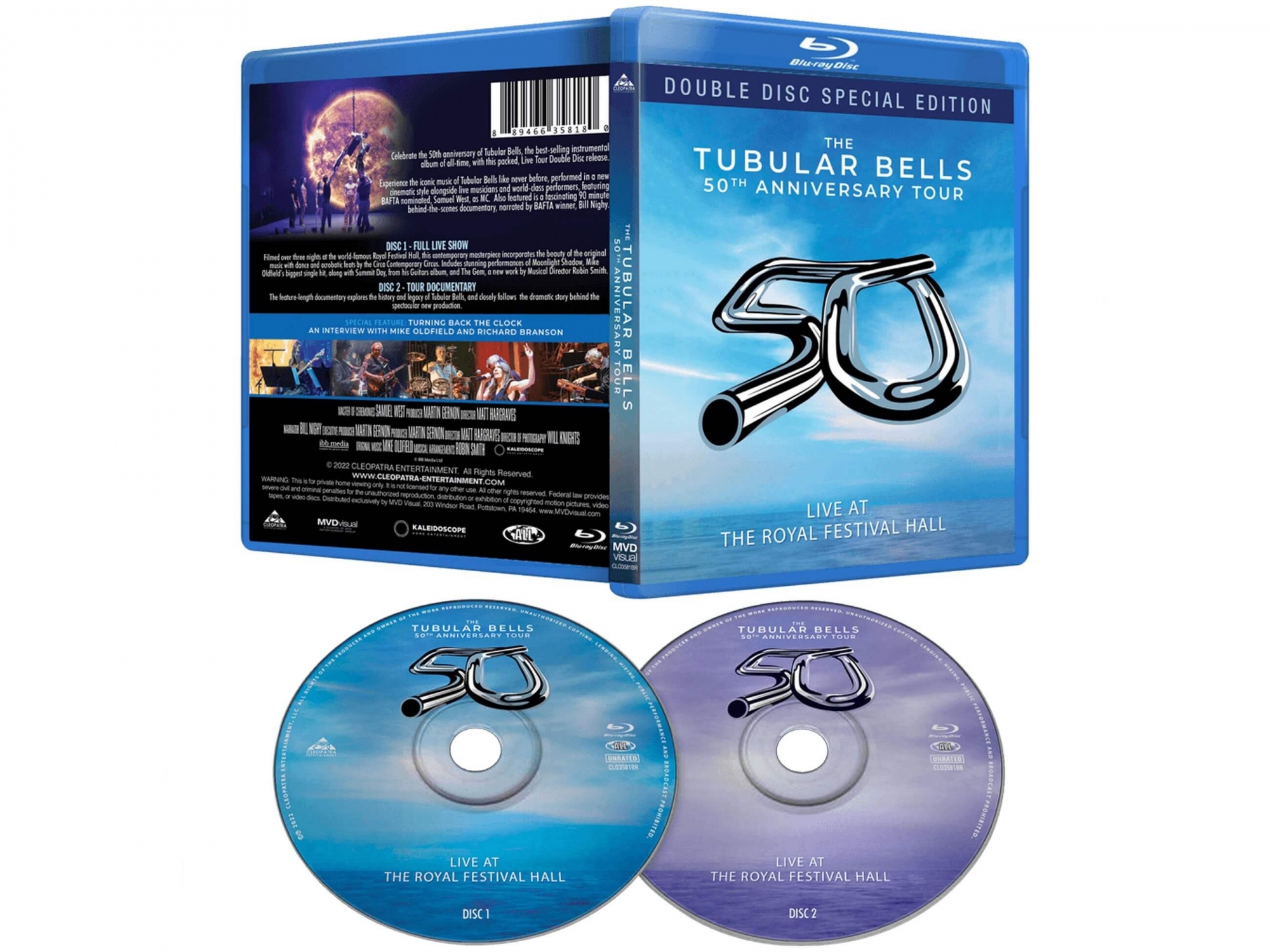 Mike Oldfield Tubular Bells 50th Anniversary Tour Blu-ray