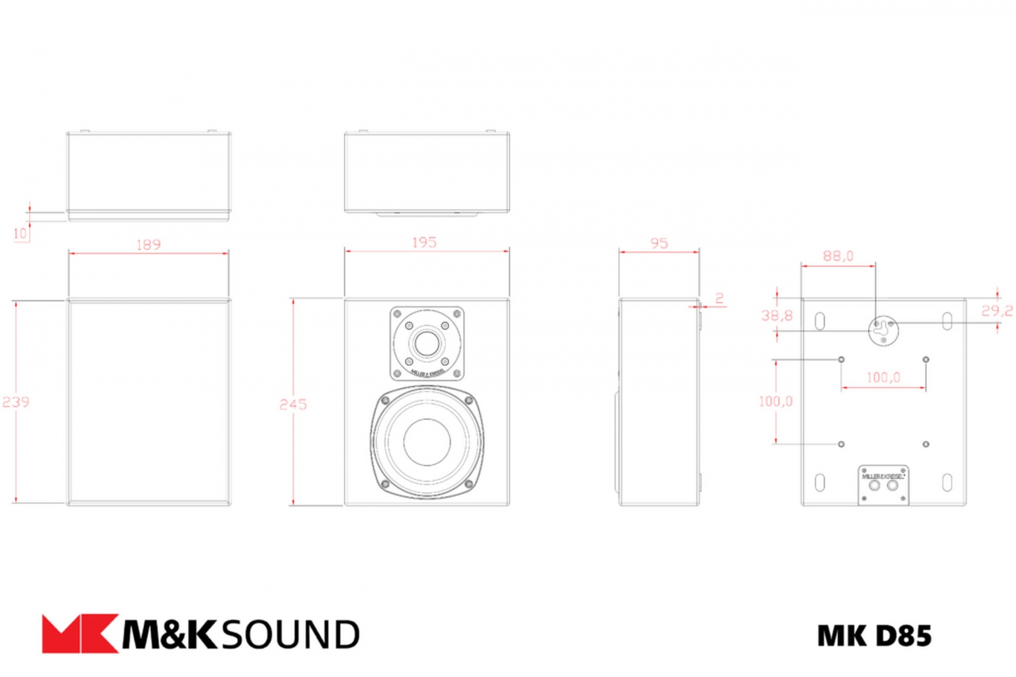 MK Sound D85 hangfal