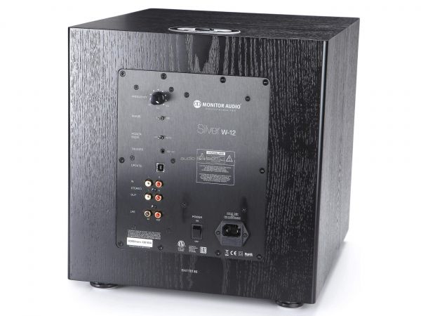 Monitor Audio Silver W12 aktív mélyláda hátlap