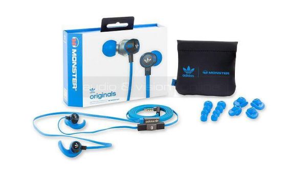 Monster Adidas In-Ear Blue sportfülhallgató