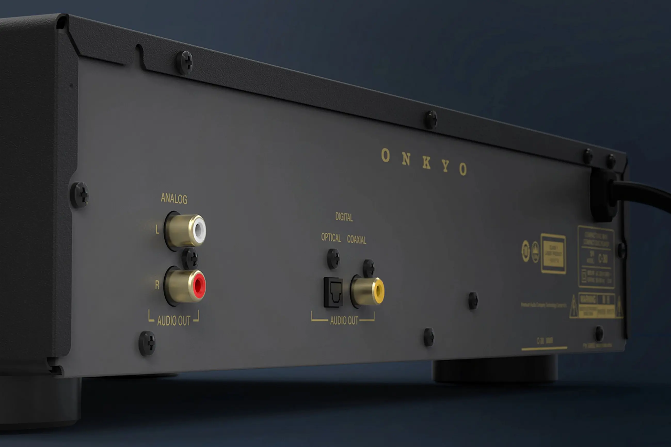 Onkyo C-30 CD-lejátszó hátlap