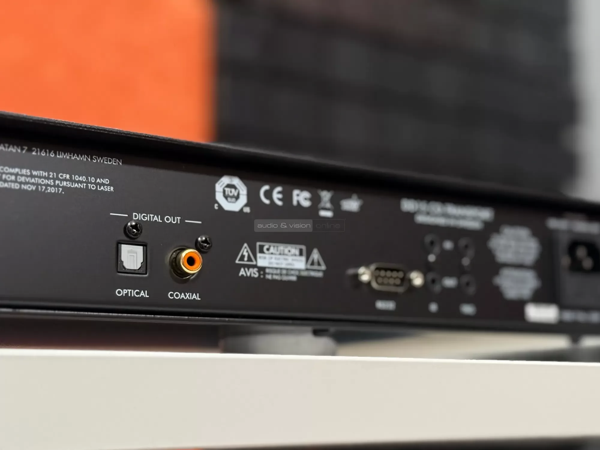 Primare DD15 CD-futómű hátlap