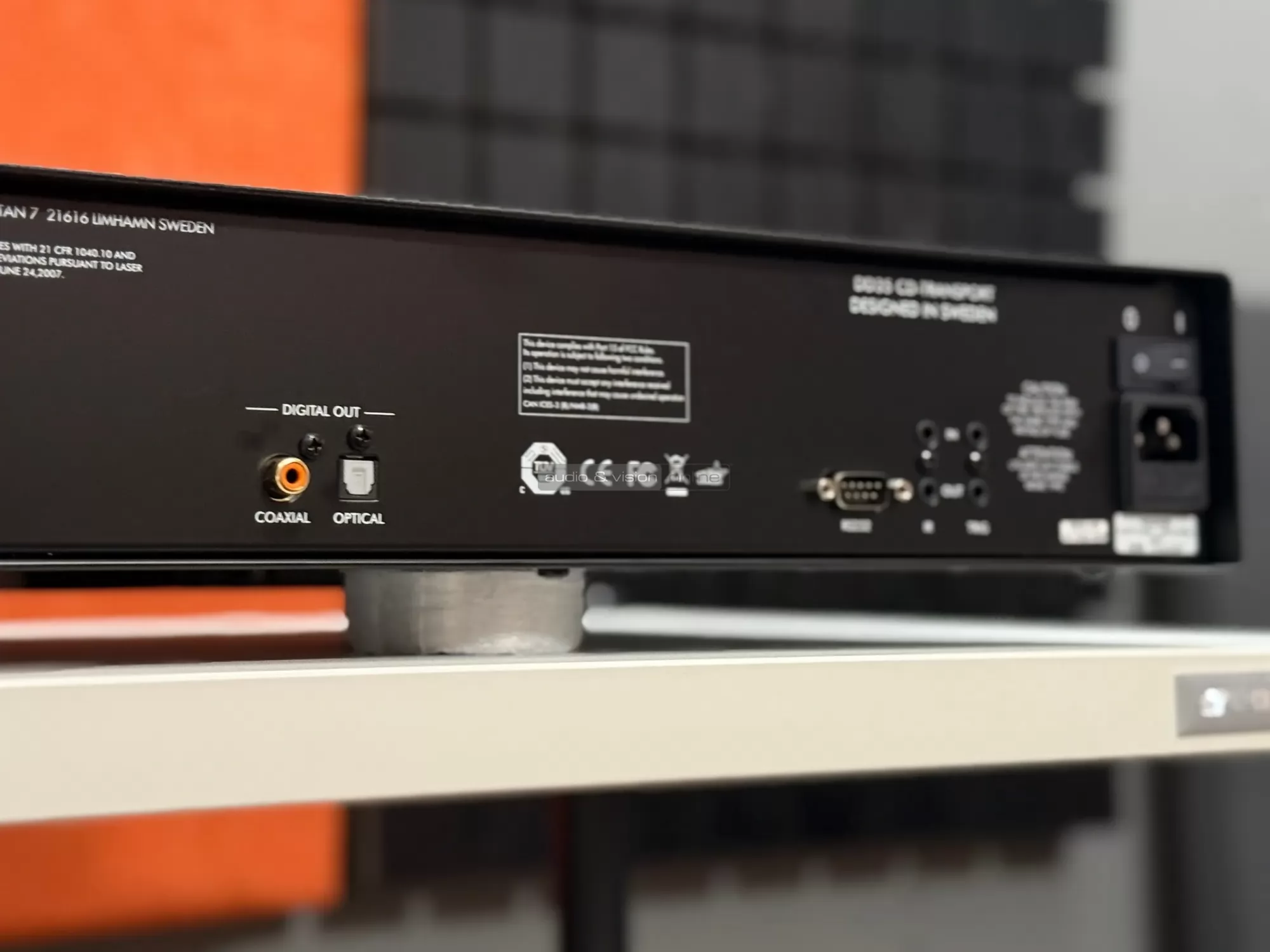 Primare DD35 CD-futómű hátlap