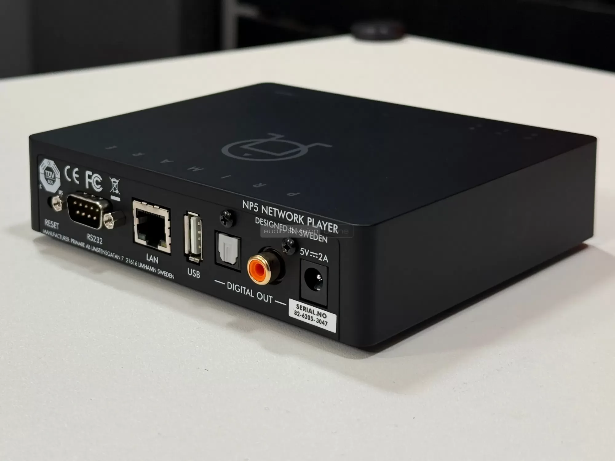 Primare NP5 Prisma MK2 hálózati zenelejátszó hátlap