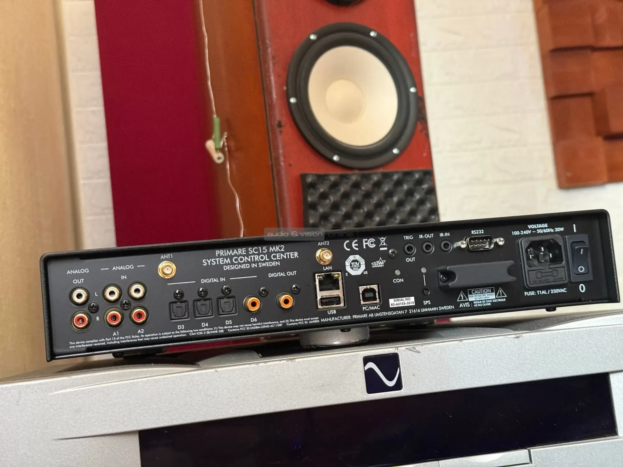 Primare SC15 MK2 hálózati zenelejátszó hátlap