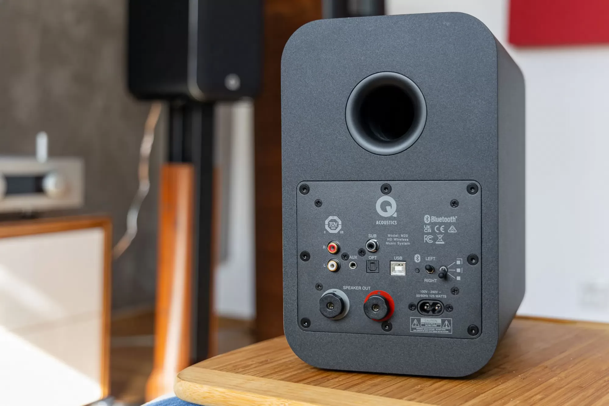 Q Acoustics M20 HD aktív hangfal hátlap