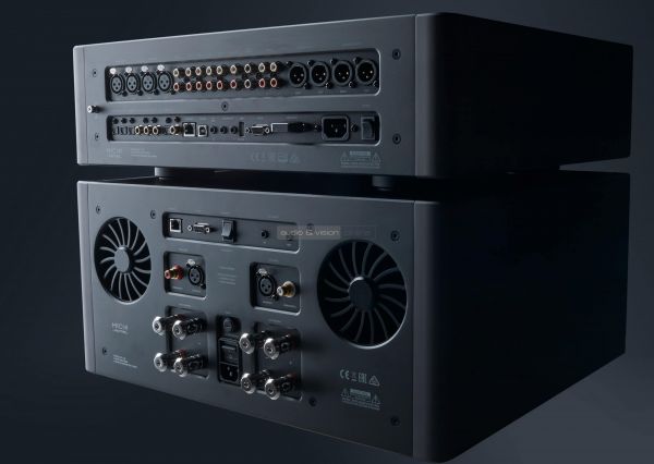 Rotel Michi P5 S5 high end sztereó előfok végerősítő hátlap