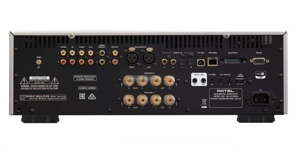 Rotel RA-1572MKII sztereó erősítő hátlap
