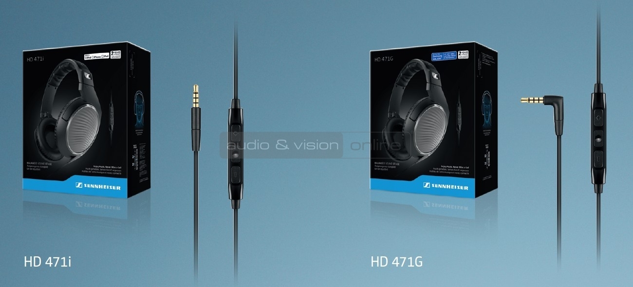 Sennheiser HD 471 fejhallgató mikrofonos kábel