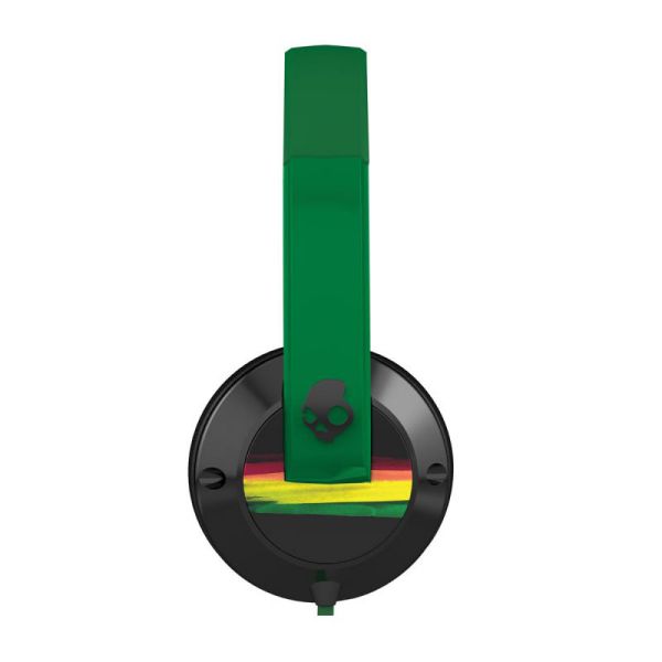 Skullcandy Uprock Rasta fejhallgató oldalról