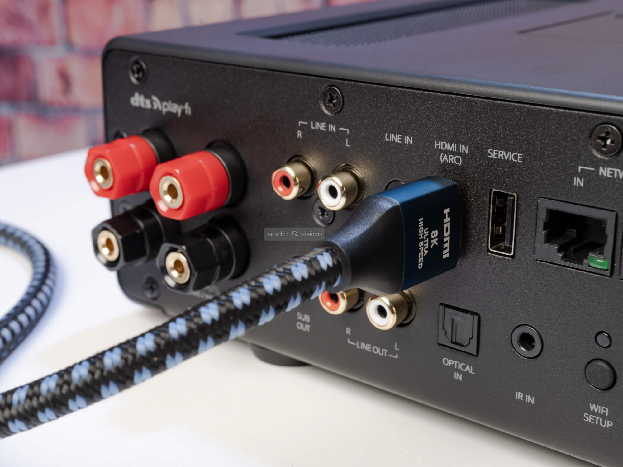 SVS Prime Wireless Pro SoundBase hálózati sztereó erősítő hátlap