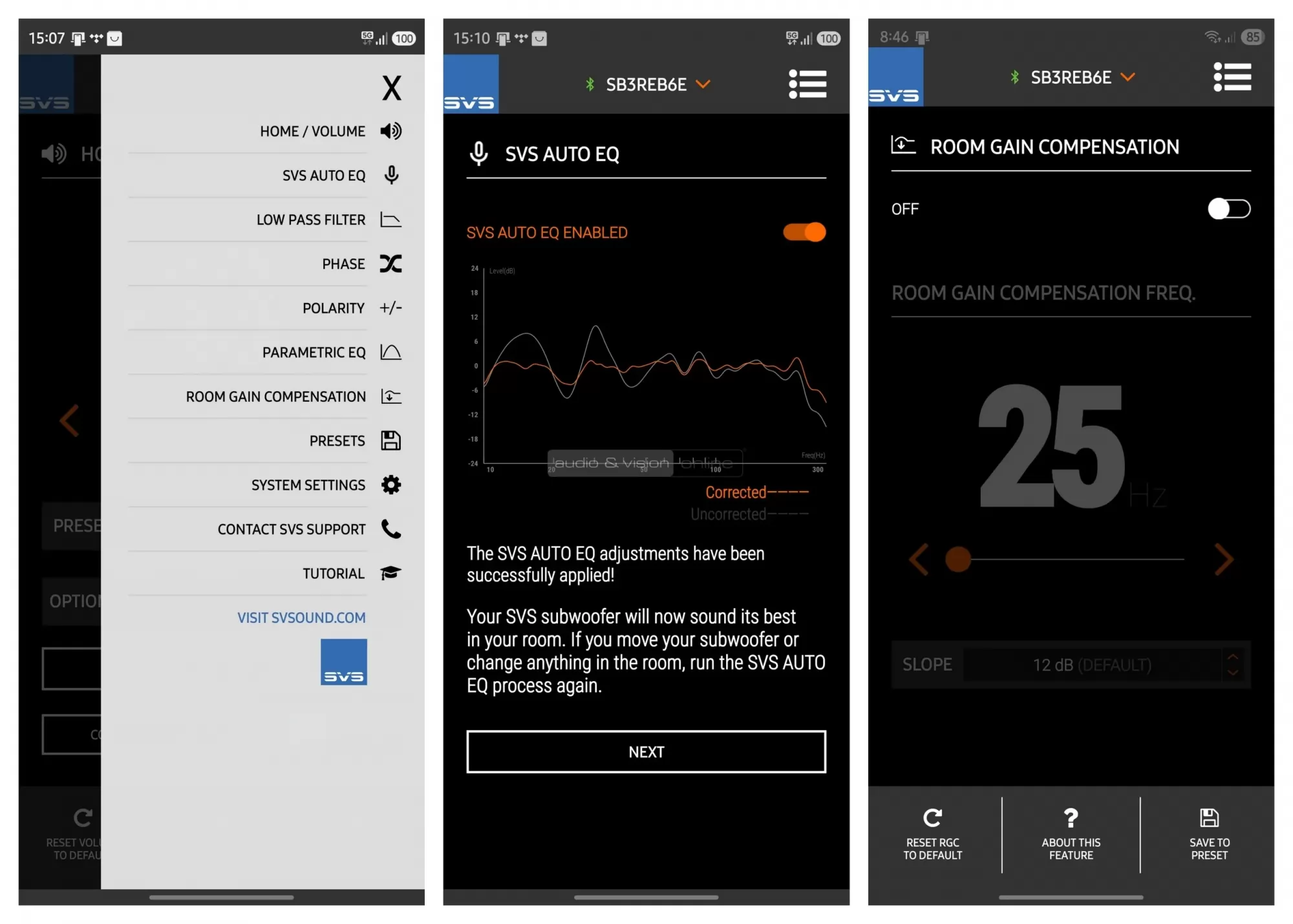 SVS SB-3000 REvolution App