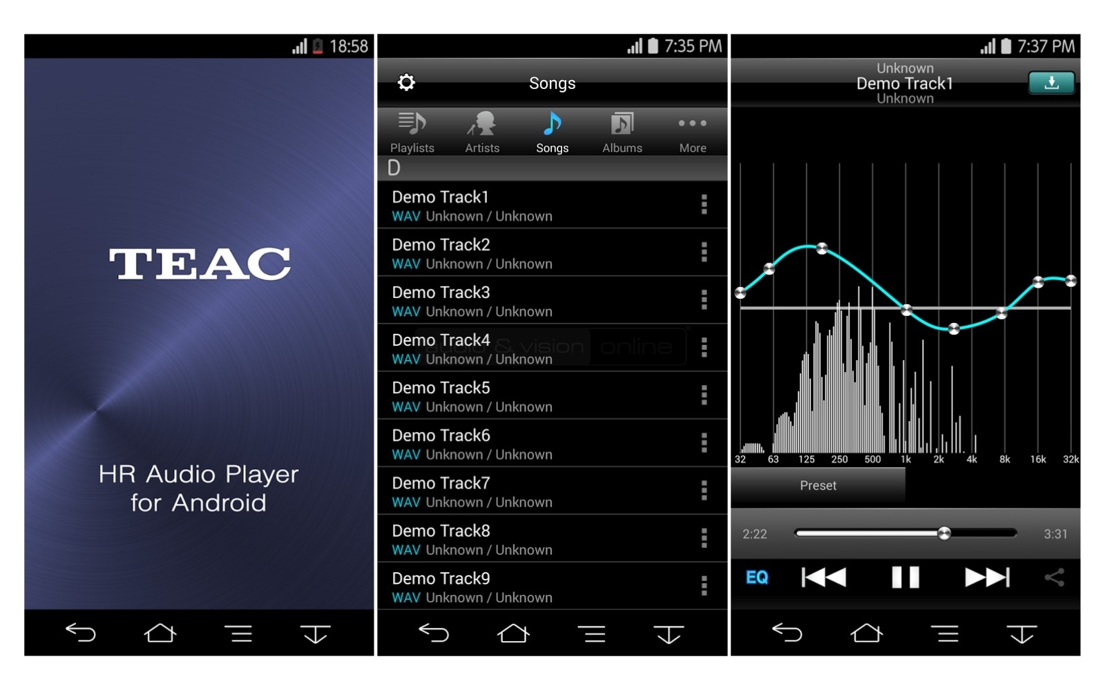 TEAC HR Audio Player App