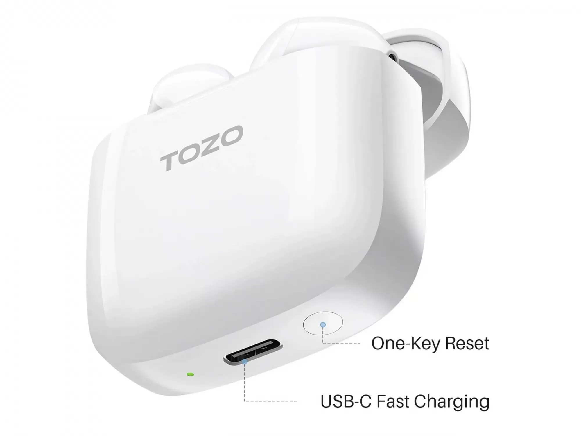TOZO A3 Pro Bluetooth fülhallgató tok