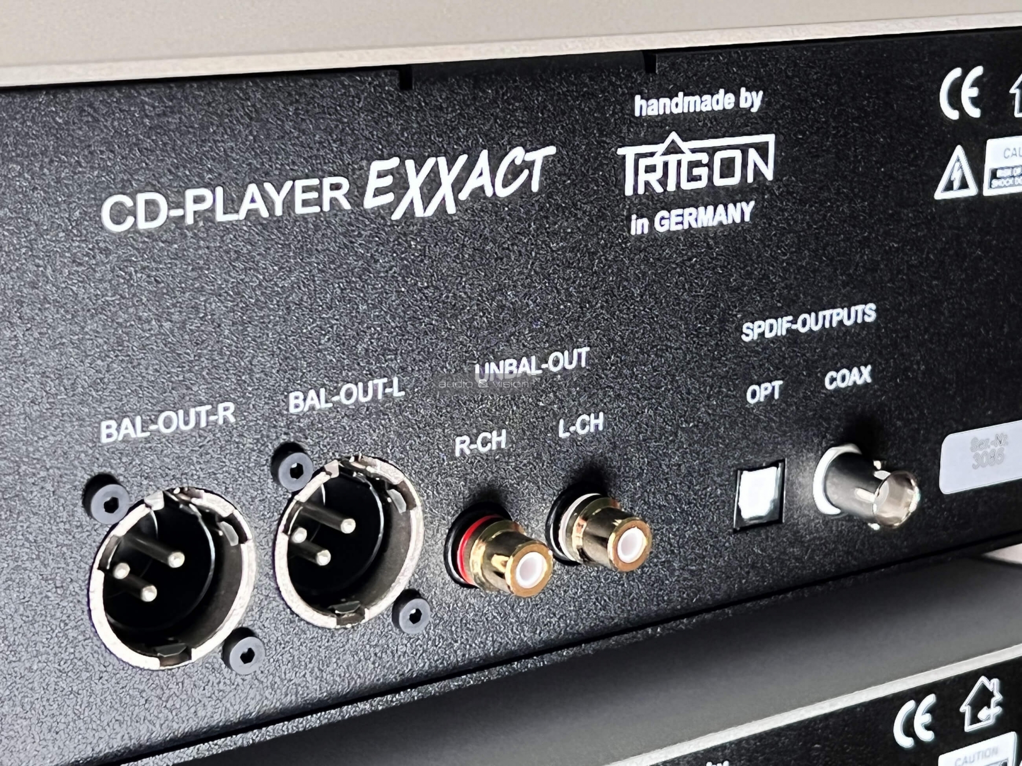 Trigon EXXACT CD-PLAYER CD-lejátszó hátlap