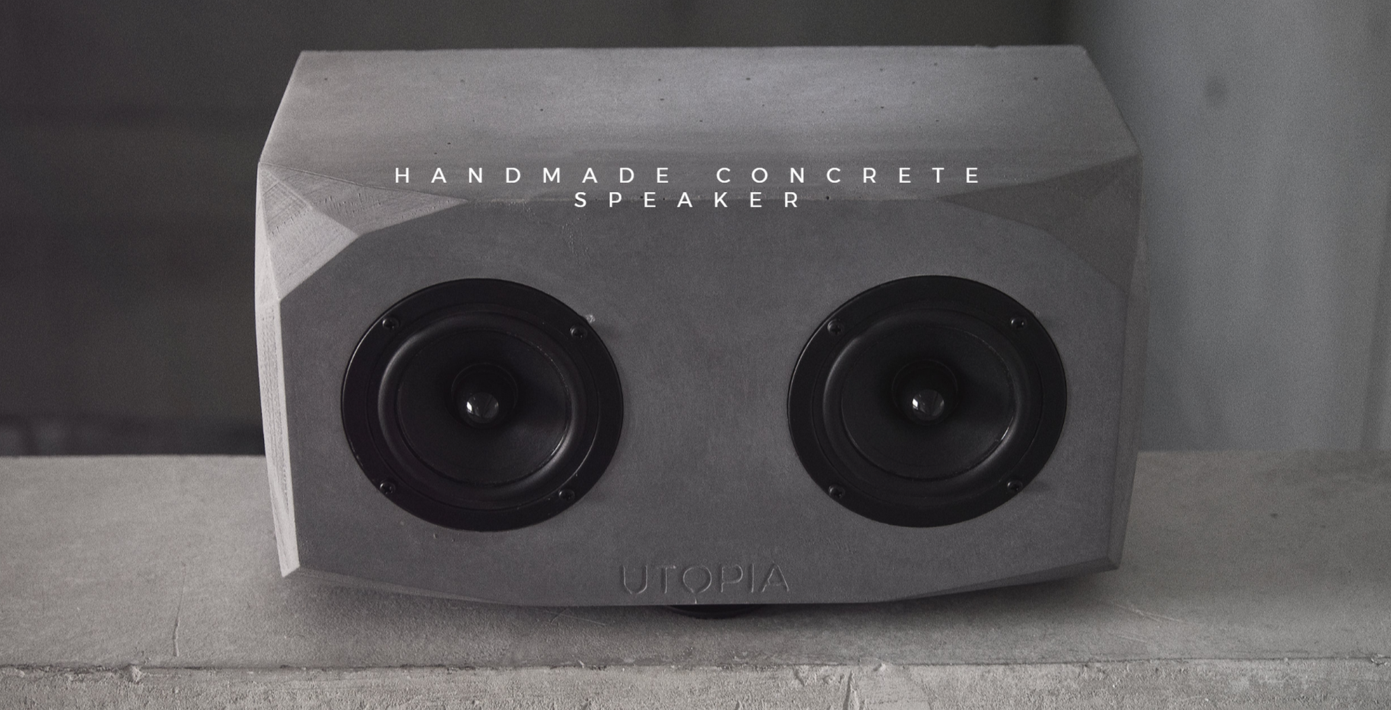 UTOPIA Concrete hangfal