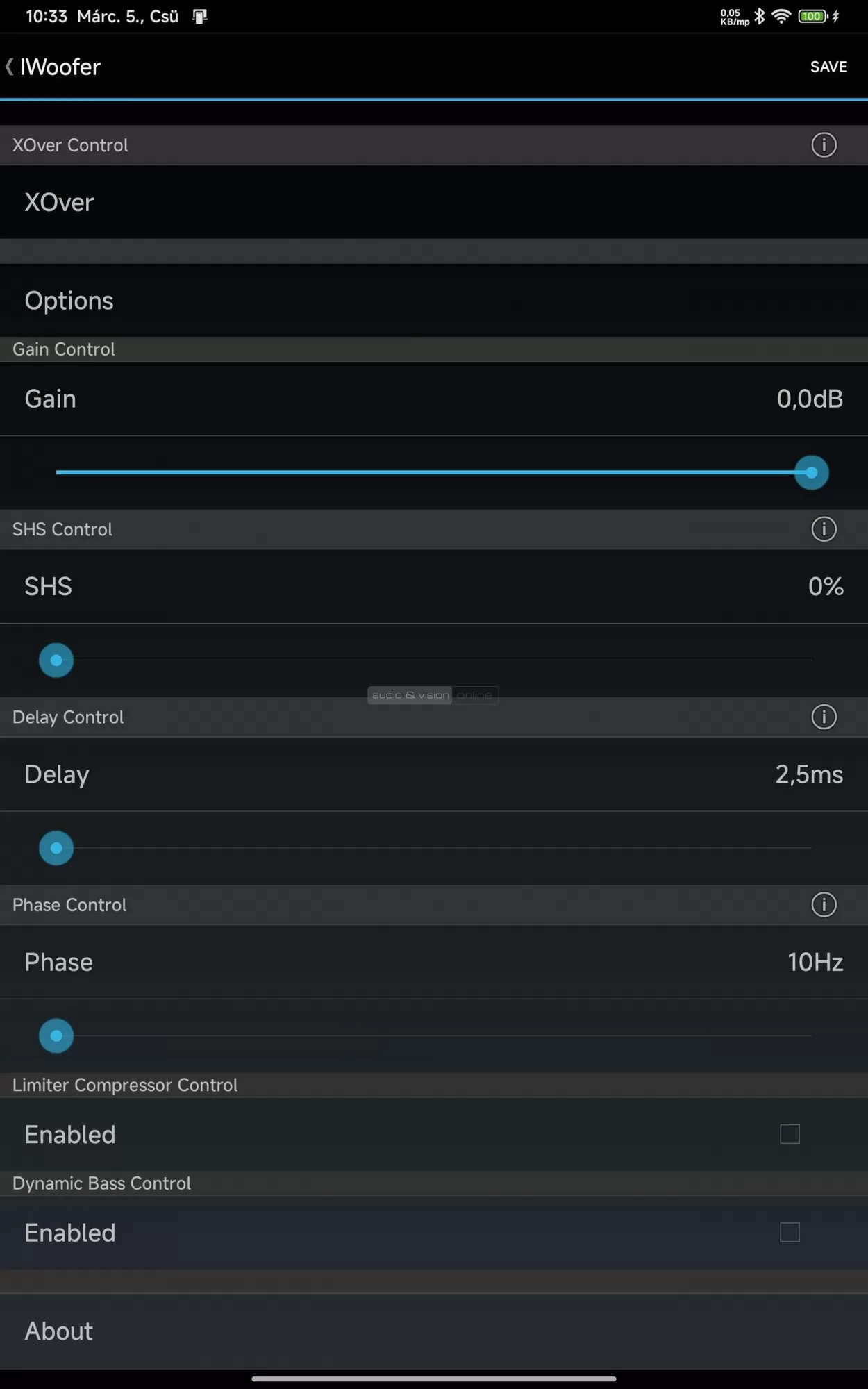 Velodyne VI-Q 10 iWoofer App