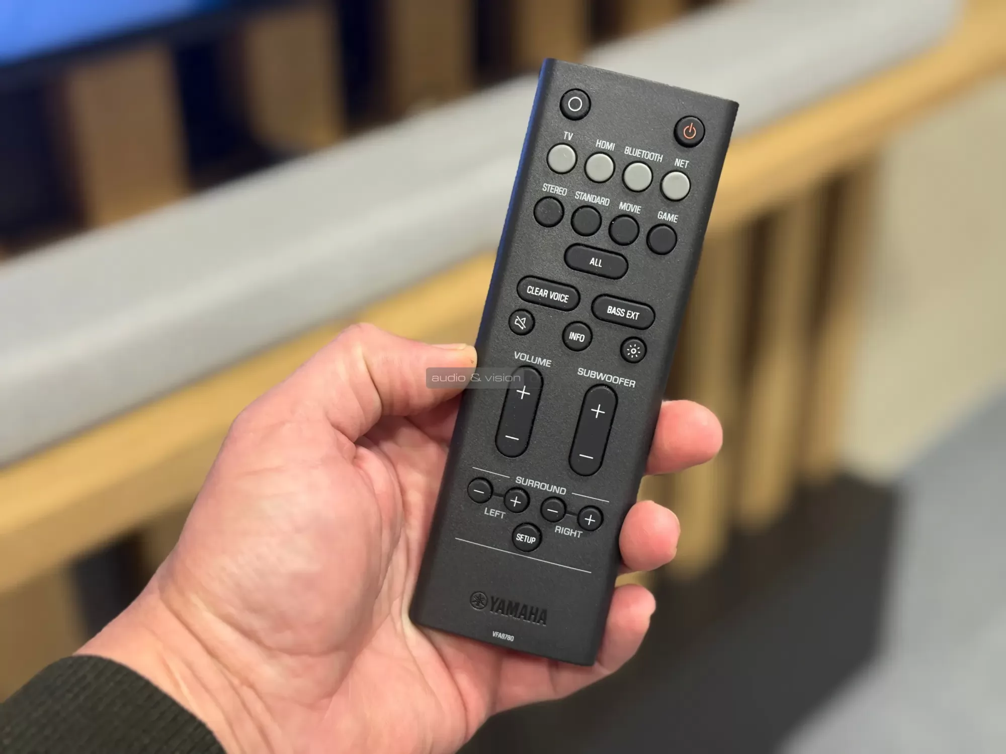 Yamaha SR-X40A soundbar távirányító