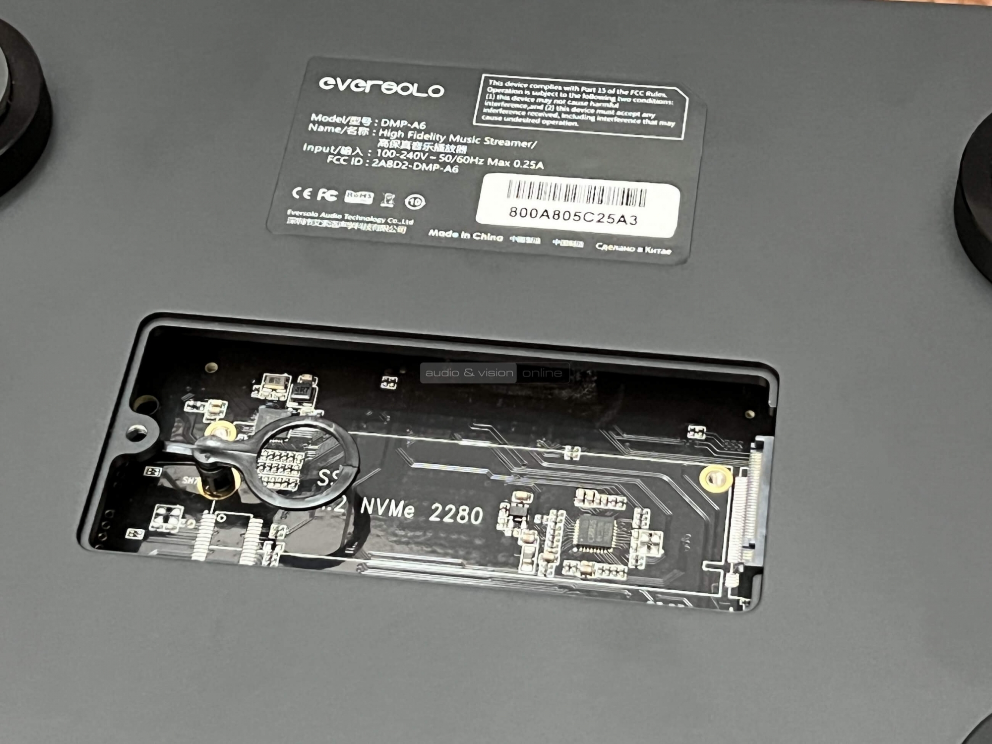 Zidoo Eversolo DMP-A6 hálózati zenelejátszó SSD