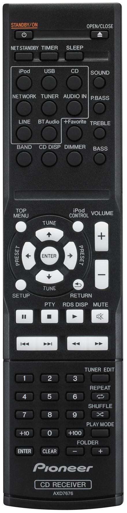Pioneer XC-HM81 mikro hifi távvezérlő