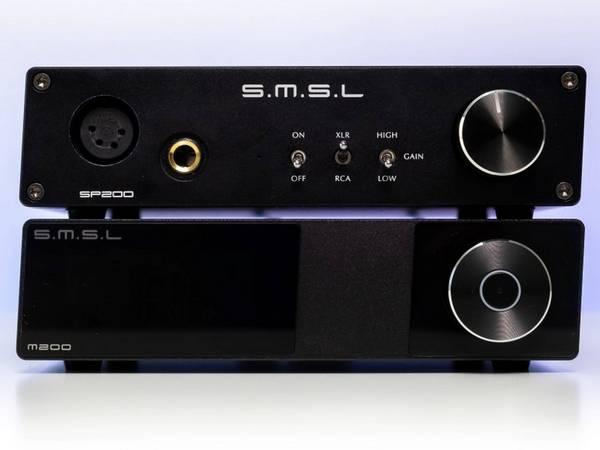 SMSL SP200 fejhalgató erősítő és M200 USB DAC